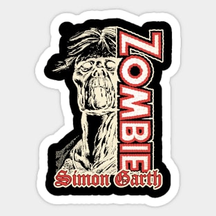 Simon Garth the official Marvel Zombie Sticker